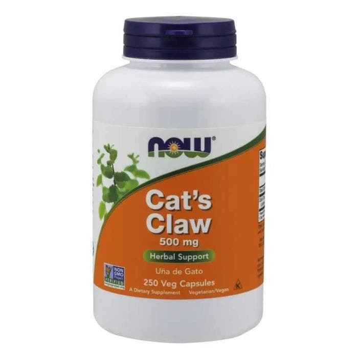 NOW FOODS Cat's Claw 500mg (La griffe de chat) 250 Gélules Végétariennes