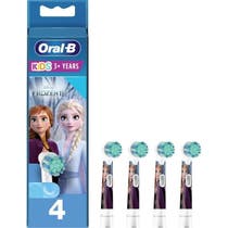 ORAL-B 80352086 - Brossettes de rechange Disney La reine des neiges 2 - Pour brosse à dents éléctrique Oral-B Kids - Lot de 4
