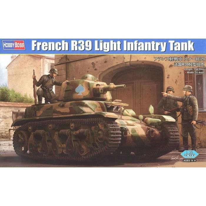 Maquette Char French R39 Light Infantry Tank - HOBBY BOSS