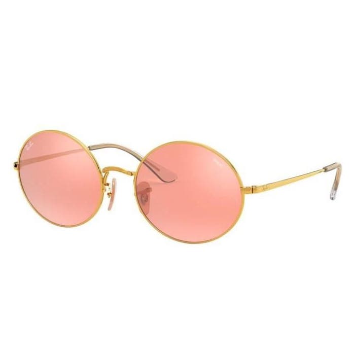 Ray-Ban OVAL RB 1970 54/19/145 GOLD/PINK SHADED métal unisexe OVAL RB 1970