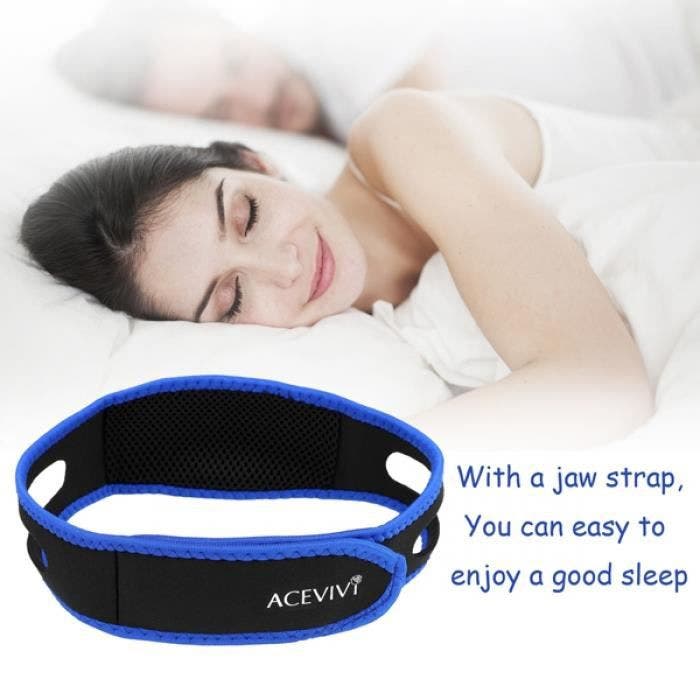 Arrêtez Ronflement Anti jugulaire ronfler Anti-Ronflement Snore stopper Chin Strap doux sommeil Anti ronflement ACEVIVI