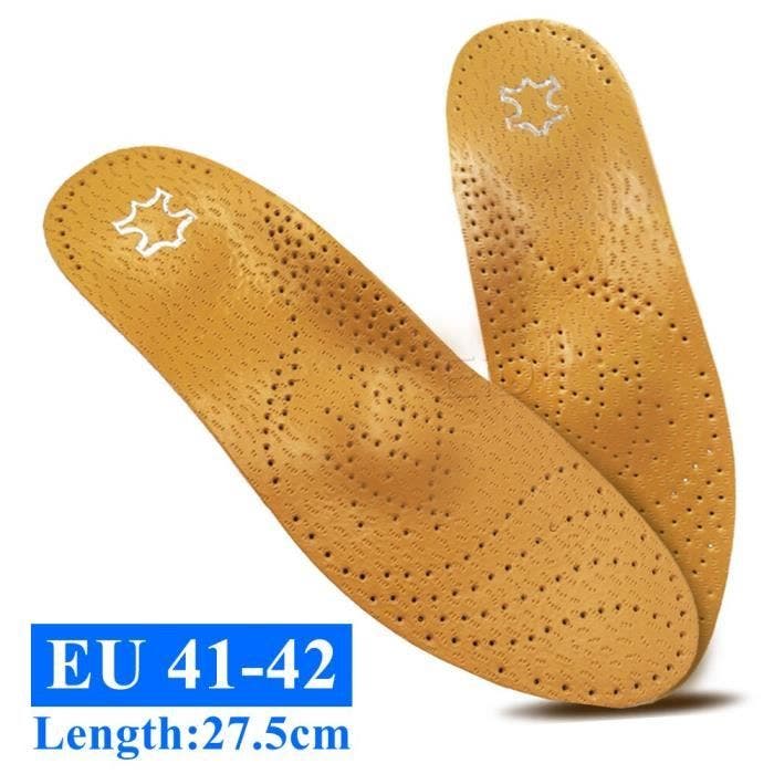 EID-semelles orthopédiques en cuir de haute qualité, pour pieds plats, Support en arc, chaussures orthopédiques, pour [316CE58]