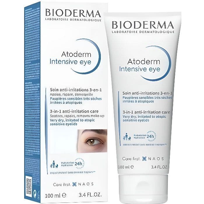Bioderma Atoderm Intensive Eye Crème Anti-Irritations 3 en 1 Paupières Irritées 100ml