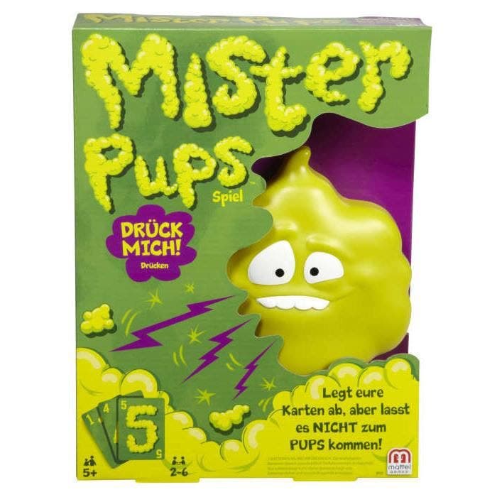 Mattel Games Mister Pups, Jeu de carte par accumulation, 5 année(s), Mister Pups, Enfants, Garçon-Fille, Boîte