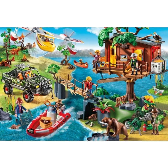 SCHMIDT SPIELE Puzzle Playmobil Cabane dans les arbres - 150 pièces