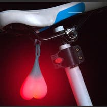 DRAISIENNE Feux arrière de boule de vélo, lumières d'avertissement de coeur de vélo, lampe d'oeuf LED essentielle de nuit, imper 188