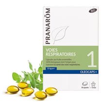 Pranarom Oleocaps+ Voies Respiratoires Bio 30 capsules