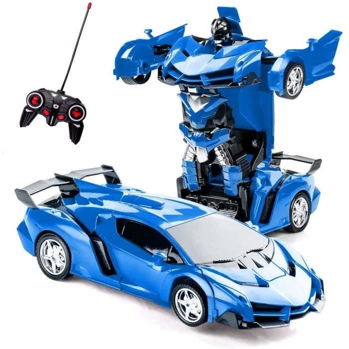 Transformer La Voiture Télécommandée pour Garçons Voiture Telecommande Robot Voiture Jouet Transformable Jouets Transformers p[113]