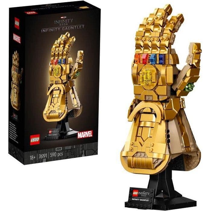 LEGO® 76191 Marvel Le Gant de l’infini –Thanos à construire pour Adultes, Cadeau, Décoration