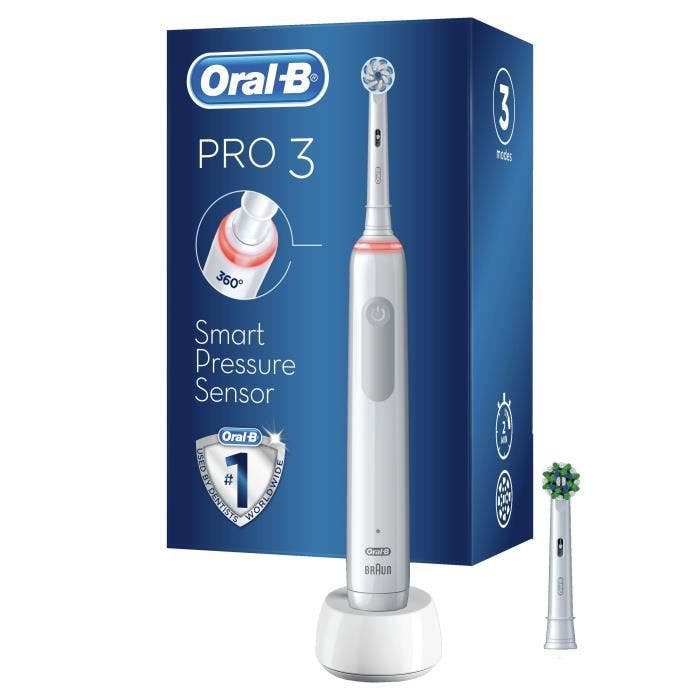 Oral-B Pro 3 - Sensitive clean 3700 - Brosse À Dents Électrique