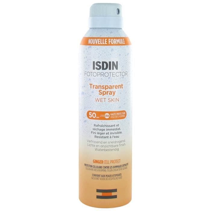76670 Isdin Transparent Wet Skin Spray Spf50