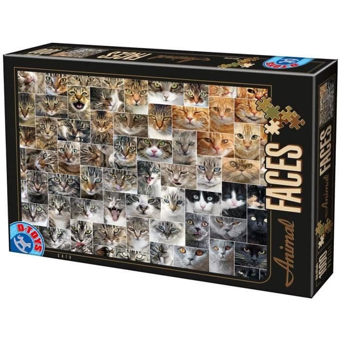 Puzzle D-TOYS Animal Faces 1000 pièces