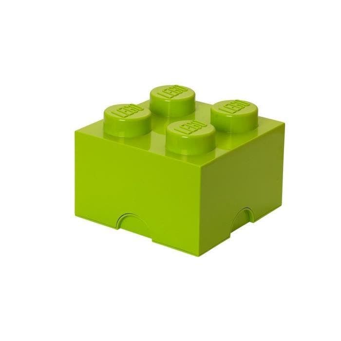 LEGO Brique de rangement - 40031220 - Empilable - Vert clair