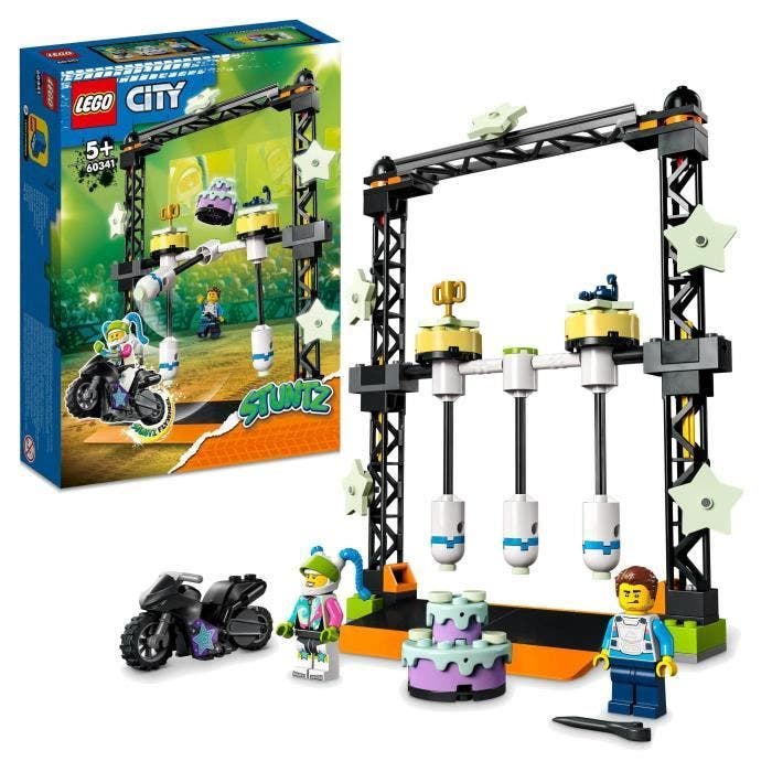 LEGO® 60341 City Stuntz Le Défi de Cascade : Les Balanciers, Jouet Moto d'Aventure de Stunt Bike pour Filles et Garçons dès 5 ans