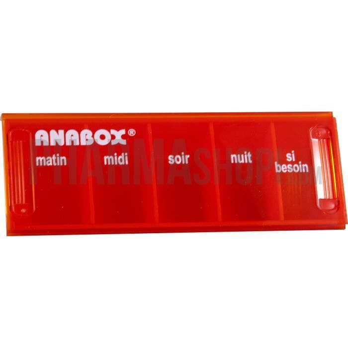 Pilulier journalier Orange Anabox - 1 pilulier