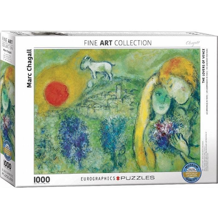 (EG60000848) - Eurographics Puzzle 1000 Pc - Chagall - Les Amoureux, Vence