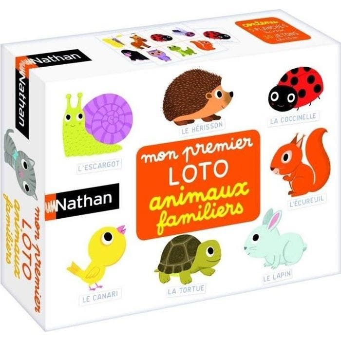 NATHAN - Mon Premier Loto Animaux Familiers
