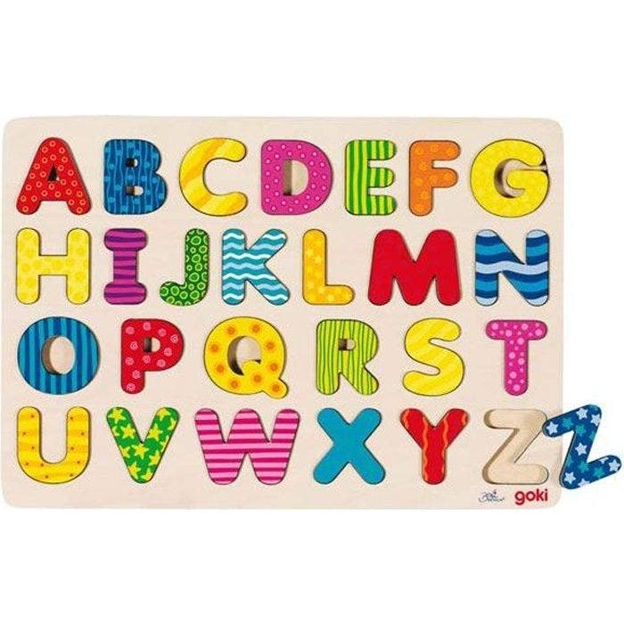 Goki Puzzle Alphabet en bois