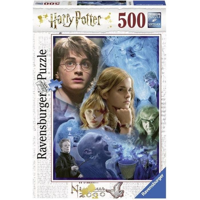 HARRY POTTER Puzzle 500 pièces - Harry Potter à Poudlard - Ravensburger - Puzzle adultes - Dès 12 ans