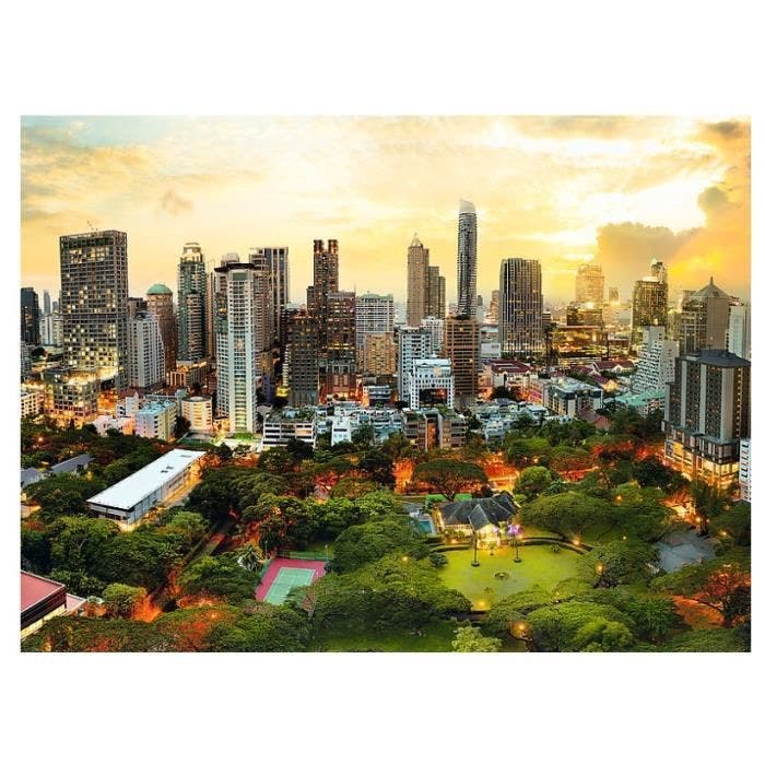 Puzzle 3000 pièces Coucher de Soleil à Bangkok