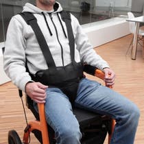 Gilet périnéen respirant pour fauteuil roulant