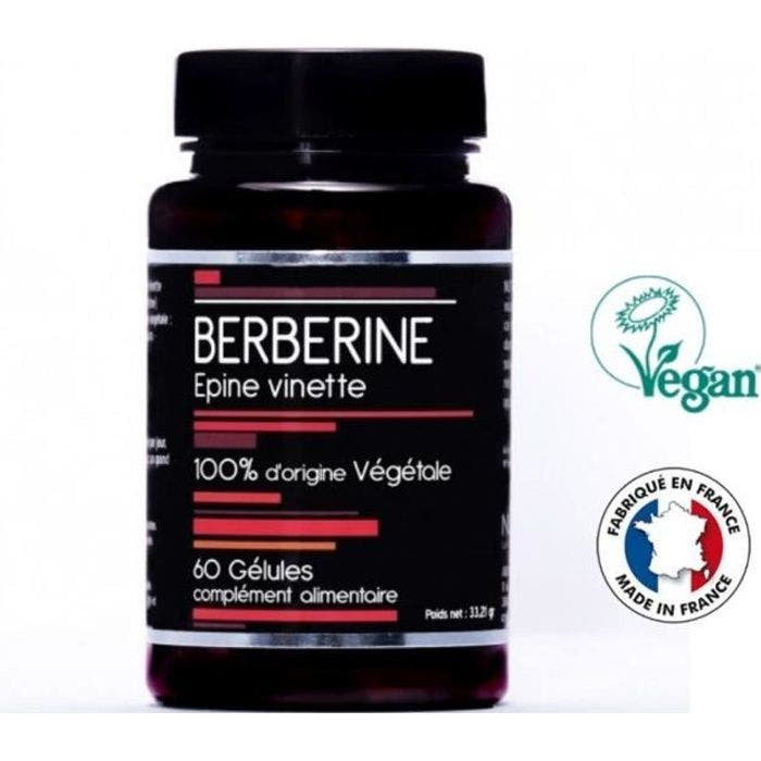 Berbérine 500 mg - Berberis Vulgaris - 60 Gélules - Nutrivie